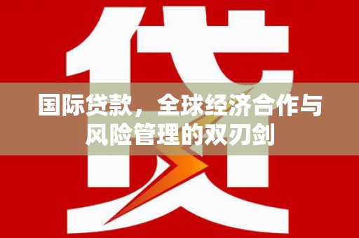 宜黄国际贷款，全球经济合作与风险管理的双刃剑