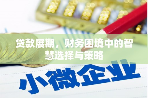 宜黄贷款展期，财务困境中的智慧选择与策略