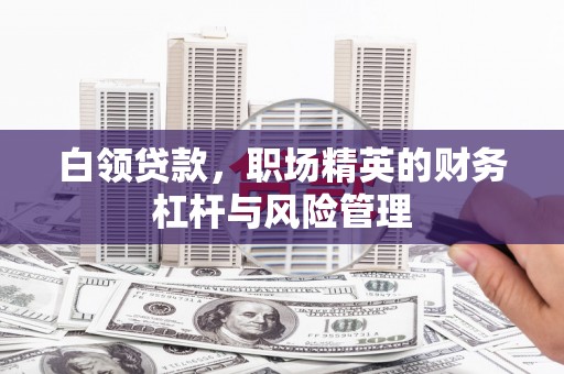 宜黄白领贷款，职场精英的财务杠杆与风险管理