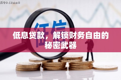 宜黄低息贷款，解锁财务自由的秘密武器