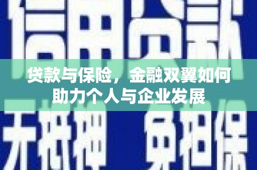 宜黄贷款与保险，金融双翼如何助力个人与企业发展