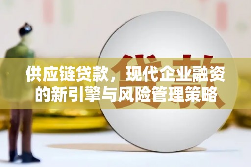 宜黄供应链贷款，现代企业融资的新引擎与风险管理策略