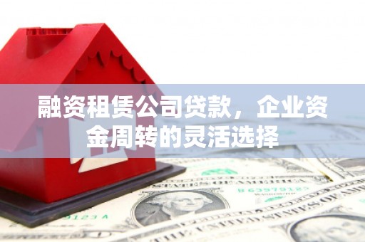 宜黄融资租赁公司贷款，企业资金周转的灵活选择