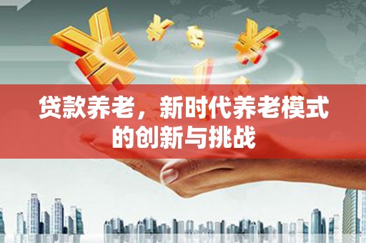 宜黄贷款养老，新时代养老模式的创新与挑战