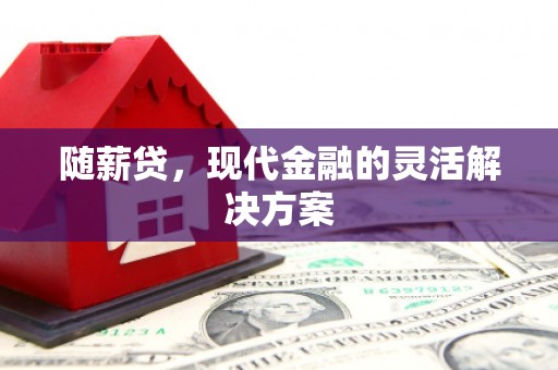 宜黄随薪贷，现代金融的灵活解决方案