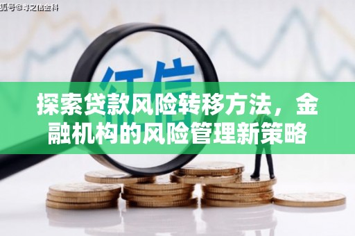 宜黄探索贷款风险转移方法，金融机构的风险管理新策略