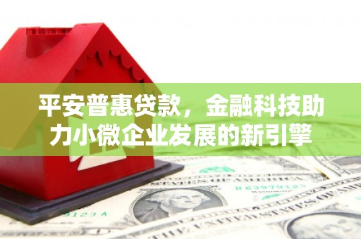宜黄平安普惠贷款，金融科技助力小微企业发展的新引擎