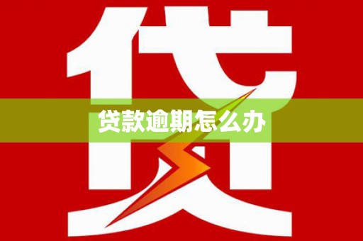 宜黄贷款逾期怎么办