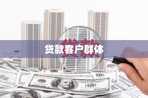 宜黄贷款客户群体