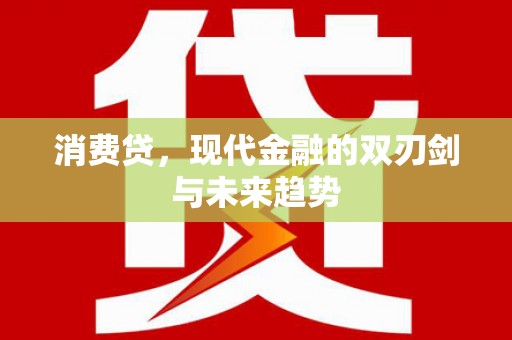 宜黄消费贷，现代金融的双刃剑与未来趋势