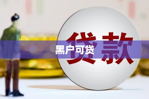 宜黄黑户可贷