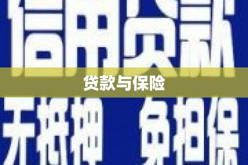 宜黄贷款与保险