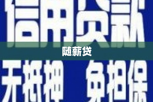 宜黄随薪贷