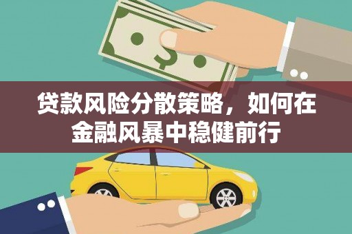 宜黄贷款风险分散策略，如何在金融风暴中稳健前行