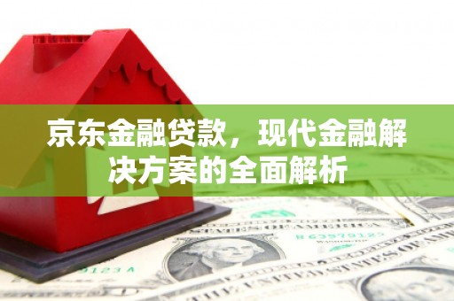 宜黄京东金融贷款，现代金融解决方案的全面解析