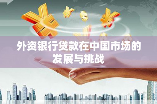 宜黄外资银行贷款在中国市场的发展与挑战