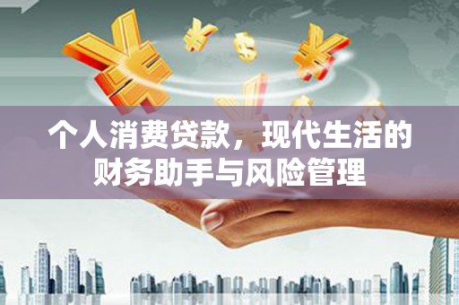 宜黄个人消费贷款，现代生活的财务助手与风险管理