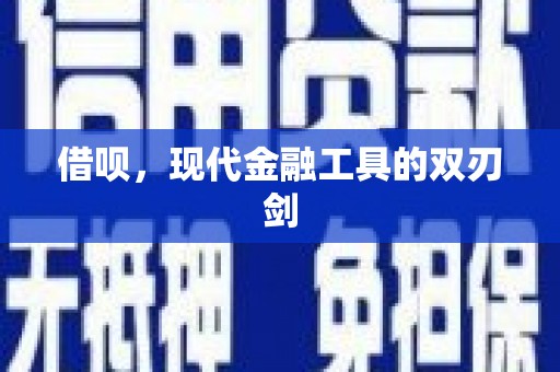 宜黄借呗，现代金融工具的双刃剑