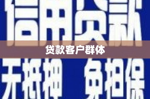 宜黄贷款客户群体