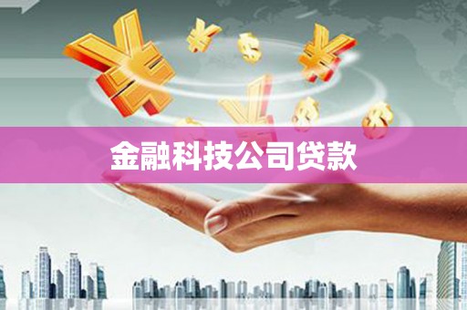 宜黄金融科技公司贷款