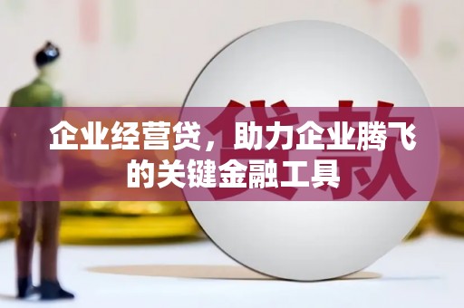 宜黄企业经营贷，助力企业腾飞的关键金融工具