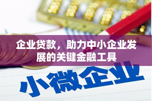 宜黄企业贷款，助力中小企业发展的关键金融工具