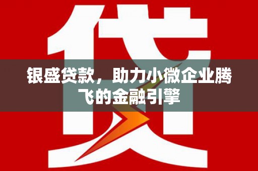 宜黄银盛贷款，助力小微企业腾飞的金融引擎