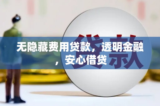 宜黄无隐藏费用贷款，透明金融，安心借贷