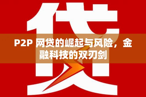宜黄P2P 网贷的崛起与风险，金融科技的双刃剑