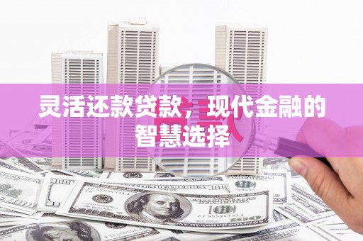 宜黄灵活还款贷款，现代金融的智慧选择