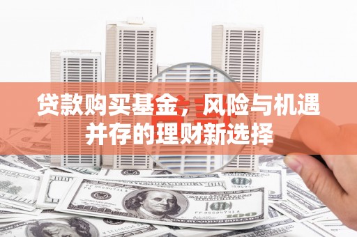 宜黄贷款购买基金，风险与机遇并存的理财新选择