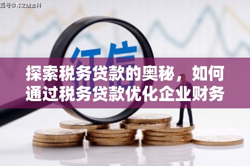 宜黄探索税务贷款的奥秘，如何通过税务贷款优化企业财务