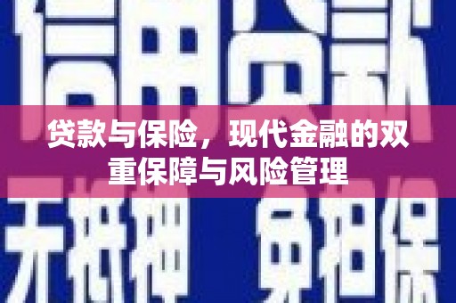 宜黄贷款与保险，现代金融的双重保障与风险管理