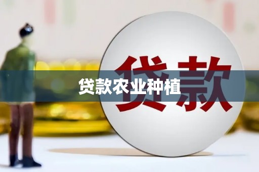 宜黄贷款农业种植