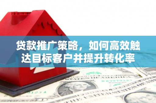 宜黄贷款推广策略，如何高效触达目标客户并提升转化率