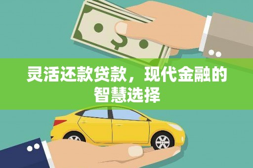 宜黄灵活还款贷款，现代金融的智慧选择