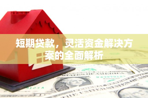 宜黄短期贷款，灵活资金解决方案的全面解析