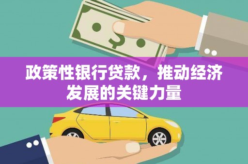 宜黄政策性银行贷款，推动经济发展的关键力量