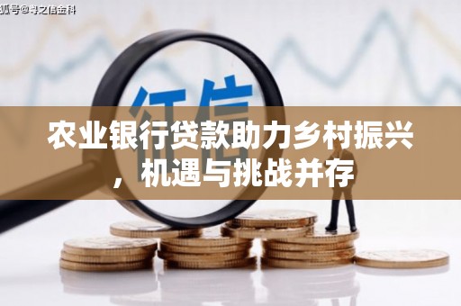 宜黄农业银行贷款助力乡村振兴，机遇与挑战并存