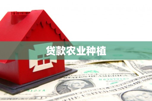宜黄贷款农业种植