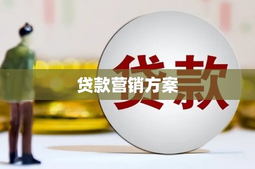 宜黄贷款营销方案